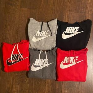 5 NIKE Men Hoodies